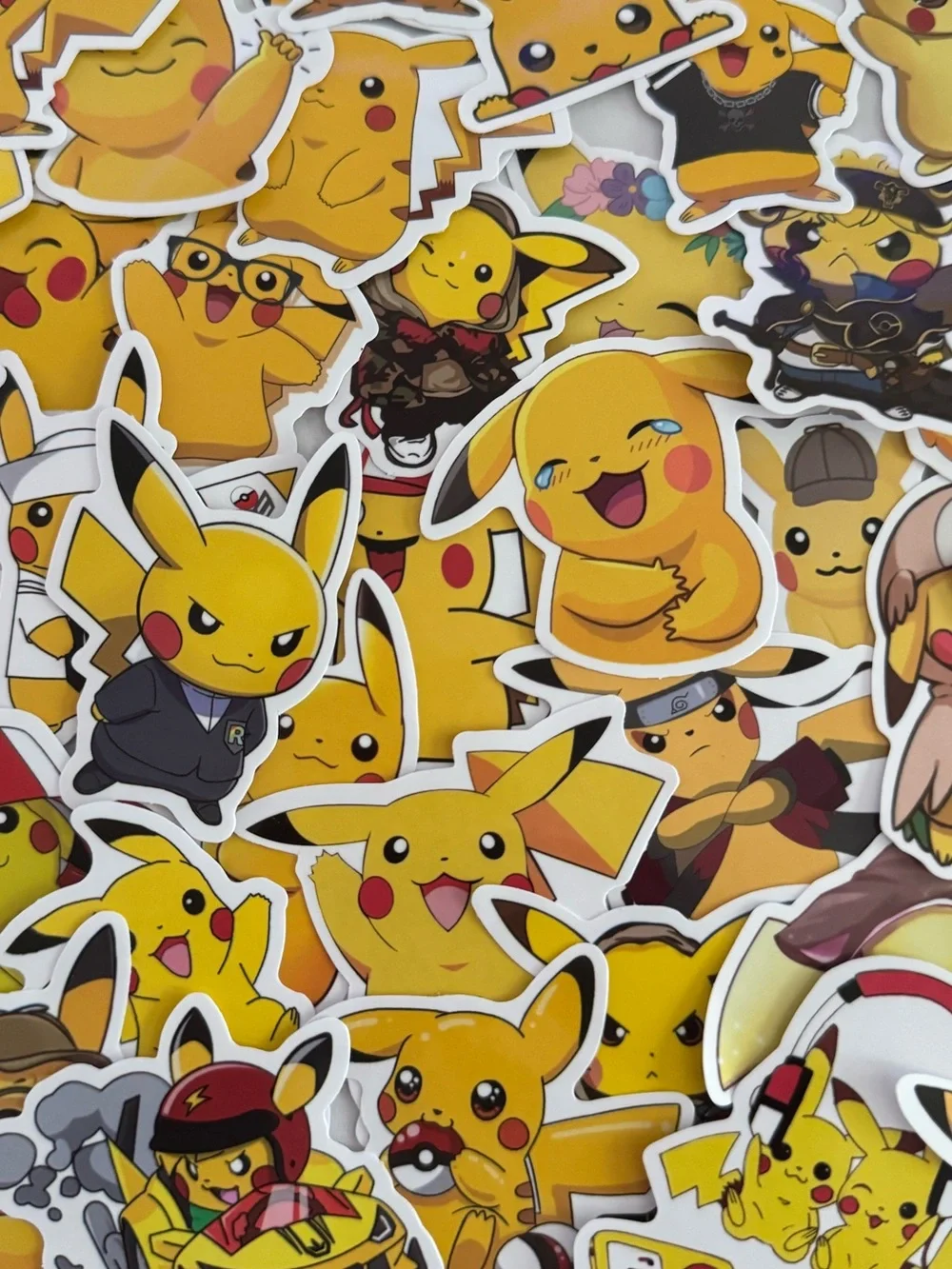25 Assorted Pikachu Stickers
